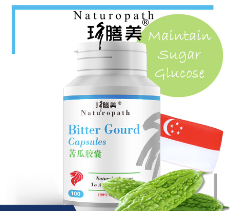 Naturopath Bittergourd Capsule 苦瓜胶囊100CAPS |VEGETARIAN|MADE IN SG| IMPROVE HIGH GLUCOSE IN BLOOD SUGAR