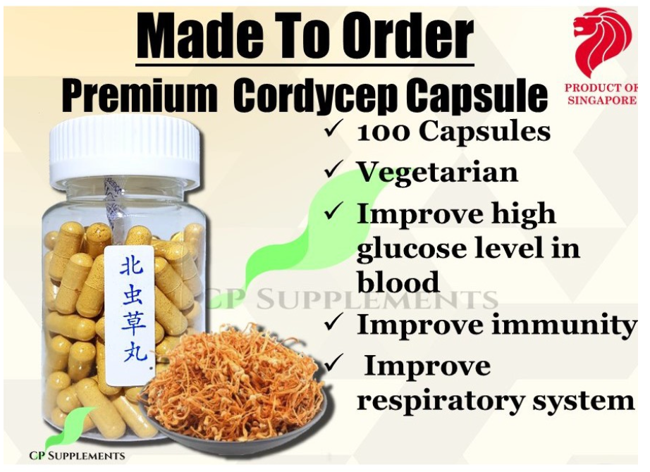 ★100% Authentic Cordycep ★北虫草100 Capsules (Made to order)